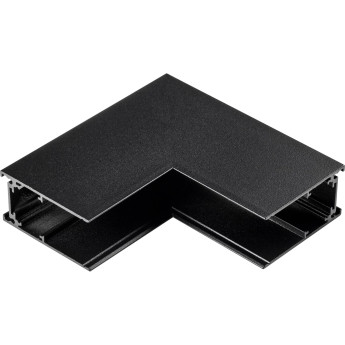 Соединитель LIGHTSTAR UNO 509137 L-образный вертикальный накладной черный